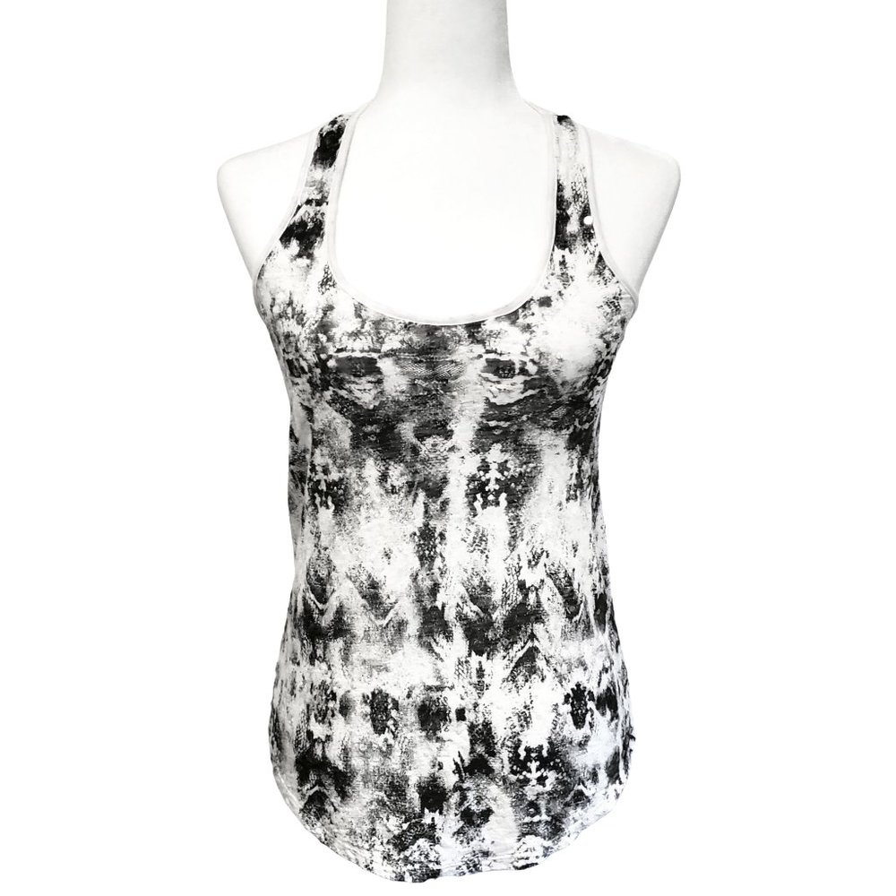 Express Sequin Snakeskin Print Racerback Tank Top Women's XS